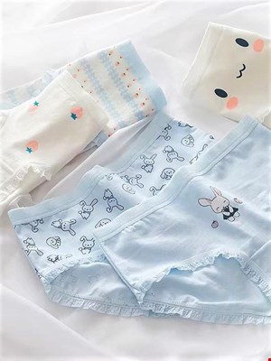 شورت فانتزی دخترانه خرگوش آبی سایز xl