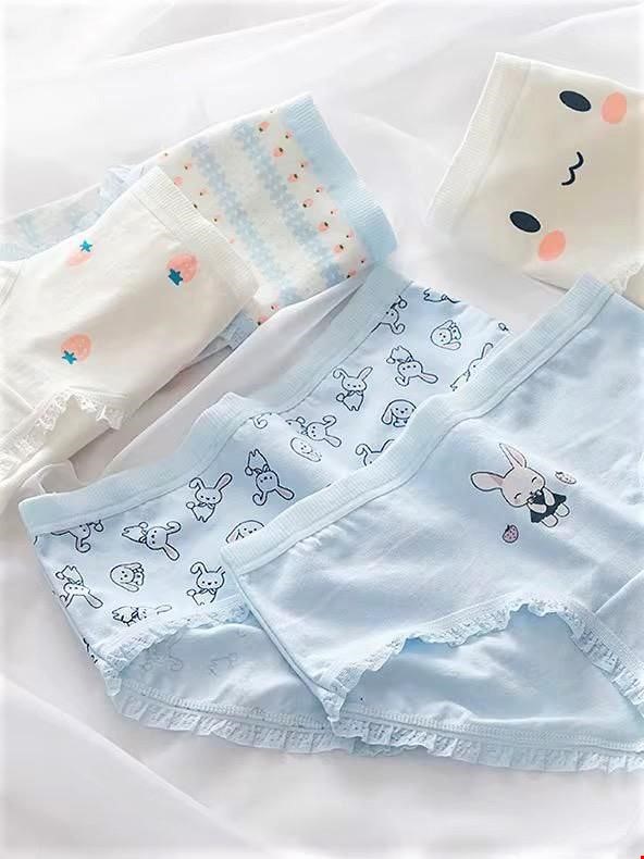 شورت فانتزی دخترانه خرگوش آبی سایز xl