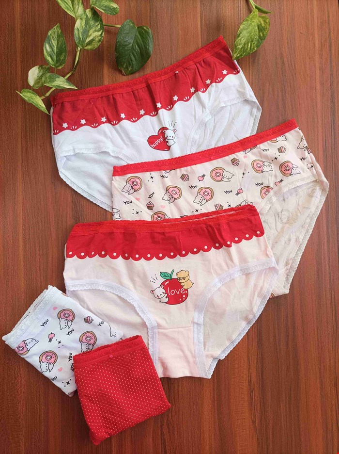 شورت نخی طرح لاولی XXL/42-44