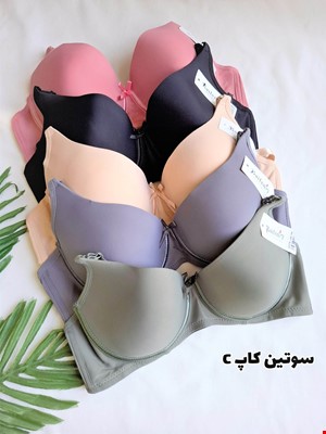 سوتین اسفنجی ساده کاپ c سایز 85-100