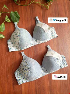 سوتین اسفنجی بدون فنر طرح عروسکی سایز 80-95